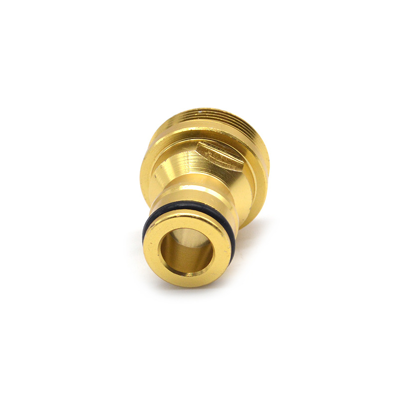 Garden tool joint aluminum copper plated inner and outer wire table basin joint, inner 22 wire outer 24 wire table basin joint