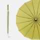 16 Bone with Waterproof Cover Leather Straight Handle Matcha Green
