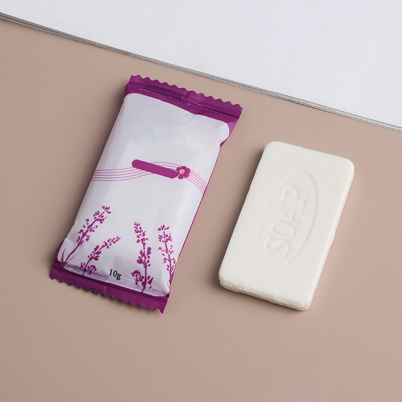 Hotel disposable 8g small soap Inn homestay wash soap portable hand soap square soap batch