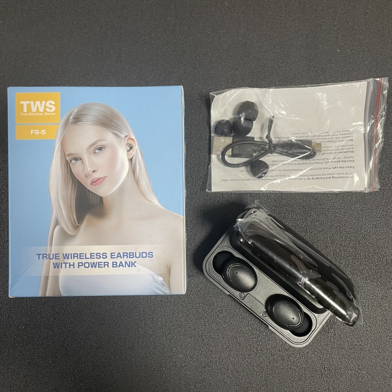 Cross-border Explosions F9 True Wireless Bluetooth Headset M10 True TWS Mini In-Ear Large Power Hot Selling Foreign Trade Headset