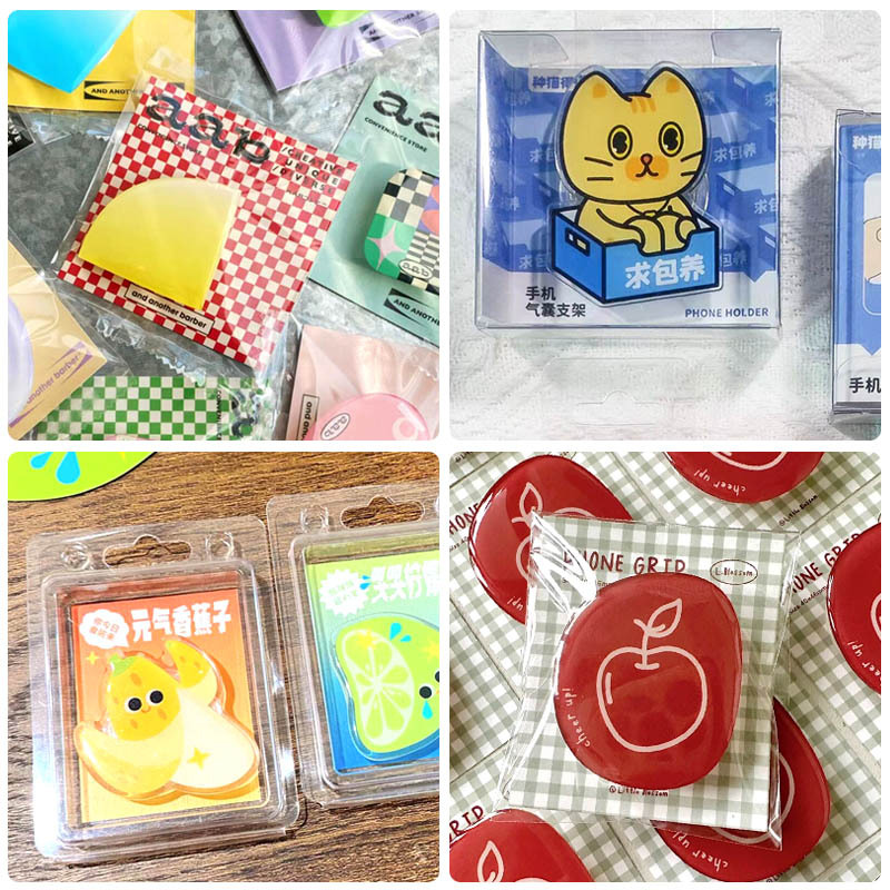 [Free Photo] Special-shaped Dropping Glue Acrylic Mobile Phone Airbag Bracket Pet Desktop Telescopic Magnetic Suction Small Gift