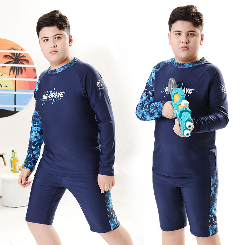 Fat Boys Swimsuit Large Children's Swimming Trunks Boys Swimsuit suit Plus Fat Plus Swimsuit Hot Spring Summer