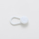 Plastic spring white crown 10mm * round
