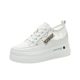 Trendy Sunday Women's Shoes New Thick Sole Height Increasing Women's Shoes Mesh White Shoes Casual Sneakers