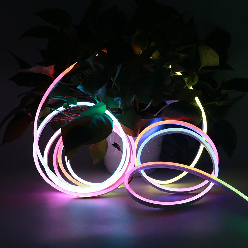 Neon Marquee with flexible running water light string rgb color changing outdoor waterproof atmosphere Light Magic led strip