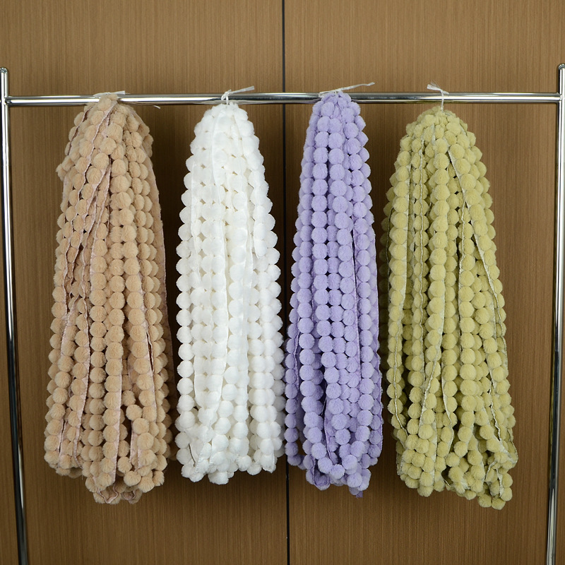 Artificial Top Rex Rabbit Top Gourd Ball Imitation Rex Rabbit Top Clothing Home Textile Curtain Lace Accessories