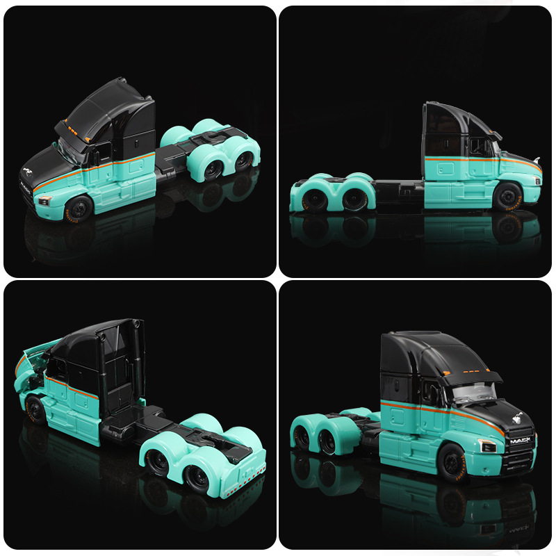Meichitu alloy car model genuine MACK Mark international Lone Star trailer truck toy wholesale