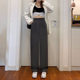 A generation of cross-border suit wide-leg pants women's high sense of high waist sagging slim casual small pants Spring