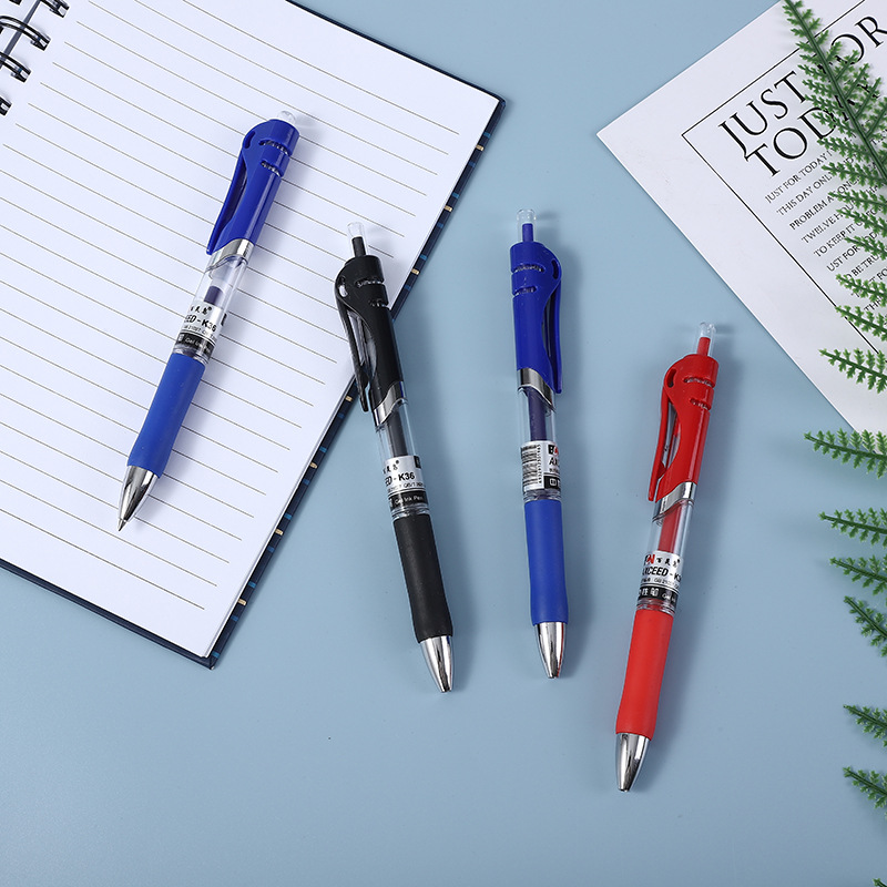 Spot factory direct K36 press pen stationery gel pen student pen office sign pen wholesale