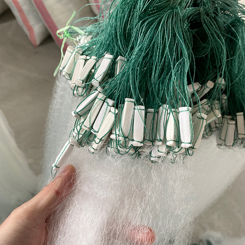 Source factory goods sticky net fishing net three-layer fishing net sticky net wire mesh single-layer hanging fishing net fishing appliance