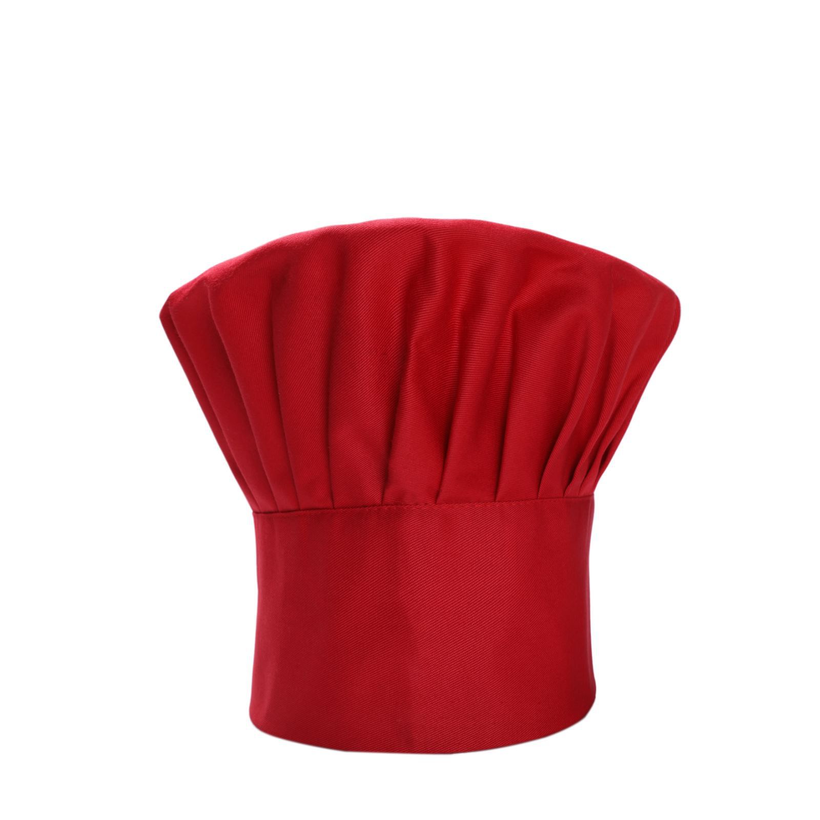 Mushroom high hat chef hat white elastic adjustment size four seasons for men and women