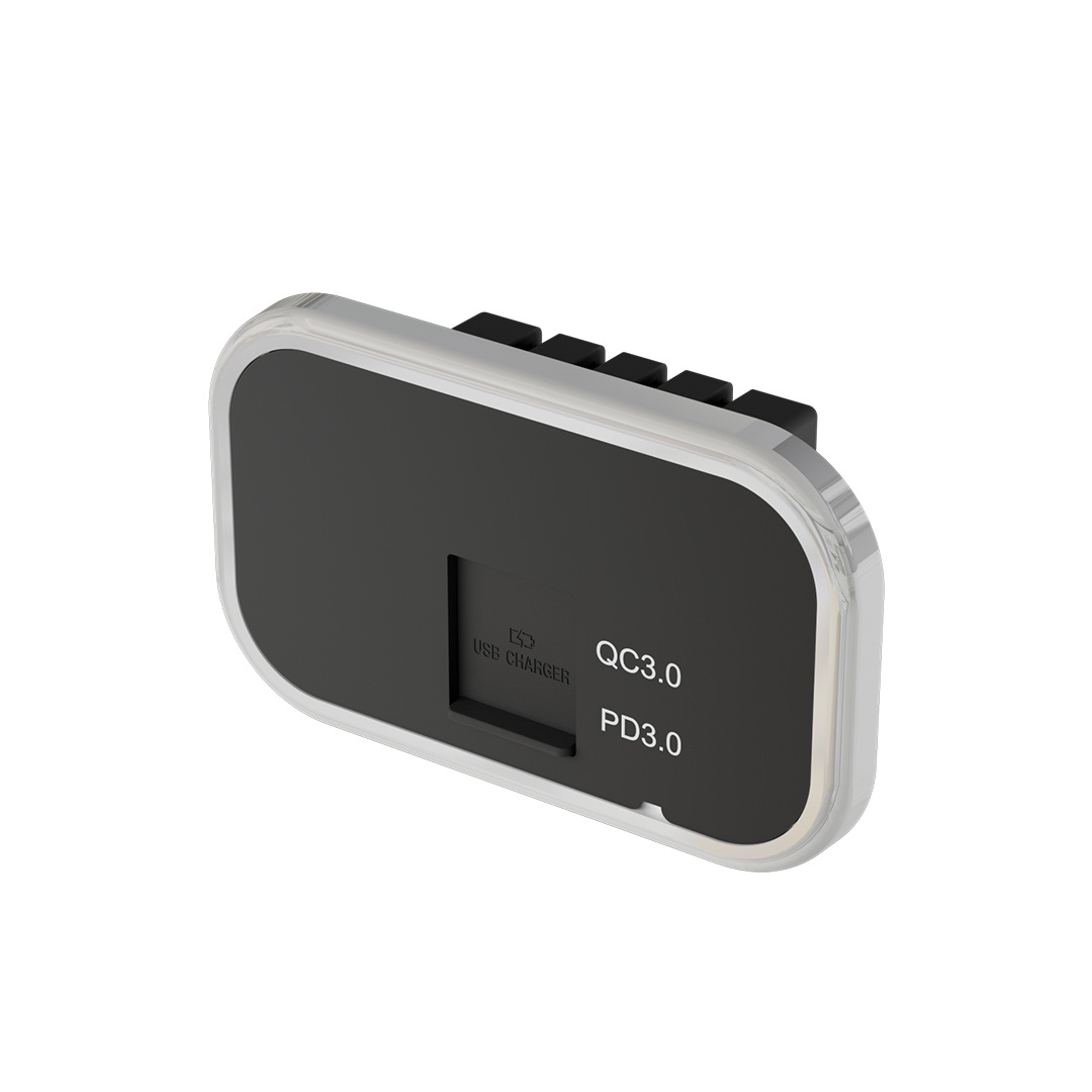 RV bus dual USBQC3.0 fast charging input 12V24V universal modification dual USB Car Charger car