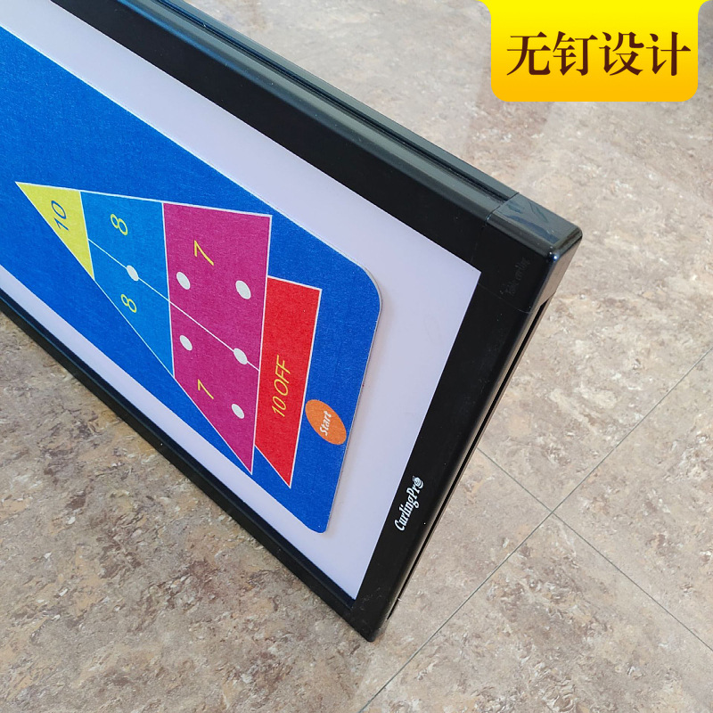 Cross-border wholesale folding table frame plate curling bowling shuffleboard three-in-one children's desktop battle game suit