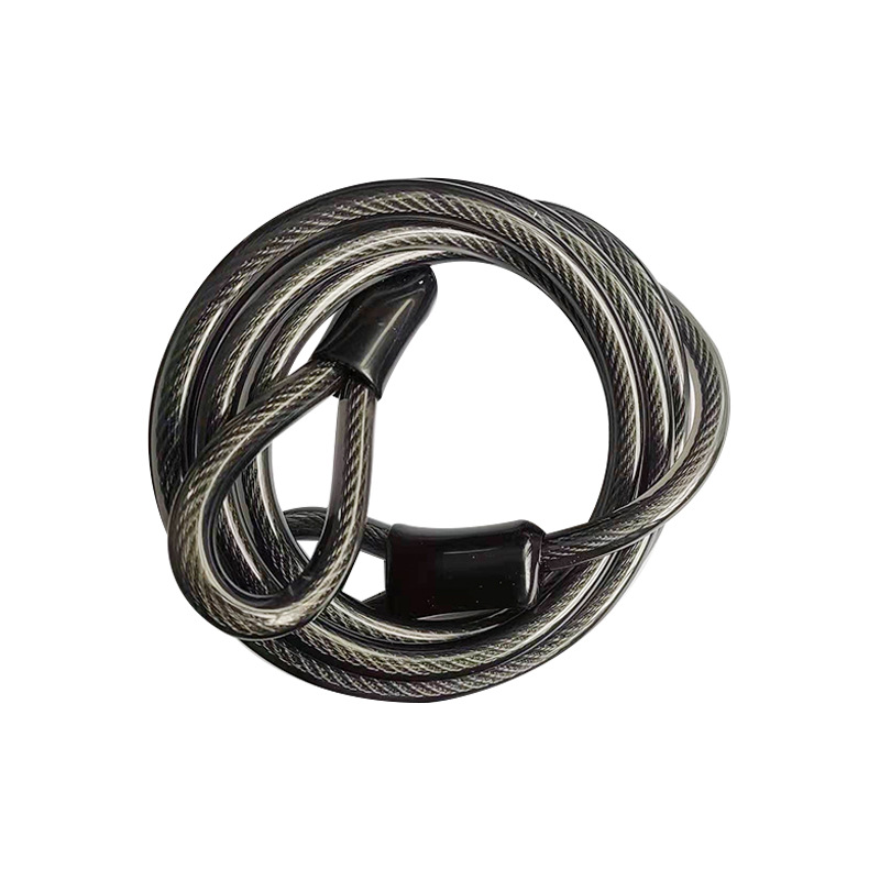 Plastic coated steel wire rope plastic coated steel wire rope transparent steel strand with leather
