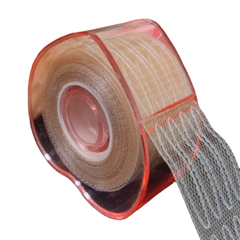 Lace double eyelid stickers invisible flesh color natural fiber strip lace hollow olive beauty stickers four optional