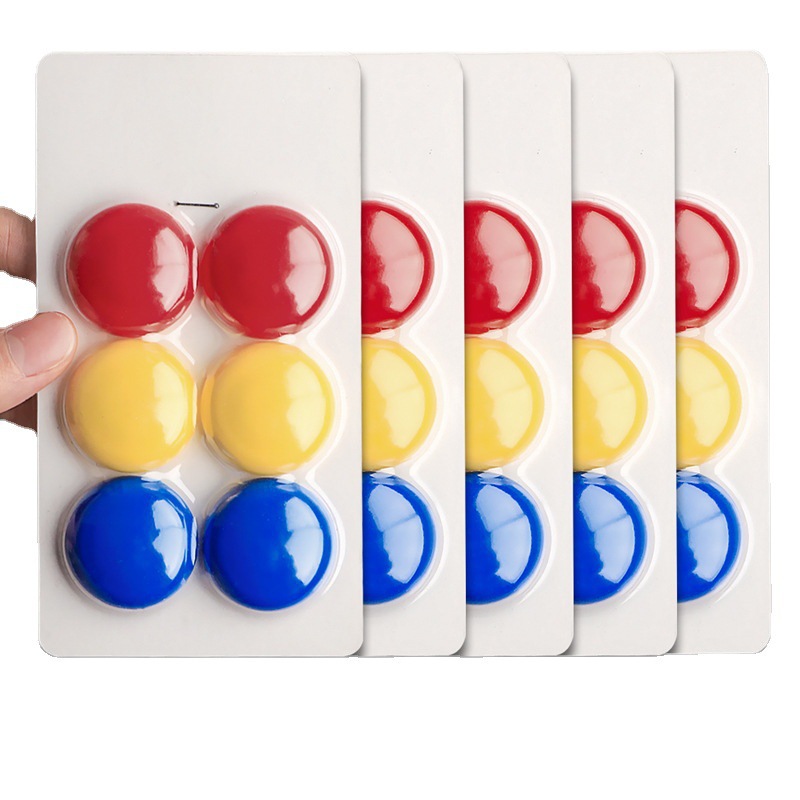 Strong round magnetic nail color magnetic particle blackboard sticker small magnetic buckle strong magnetic whiteboard magnet magnet magnet magnet magnetic sticker