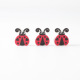 Ladybug Series-Ladybug Flat Beads