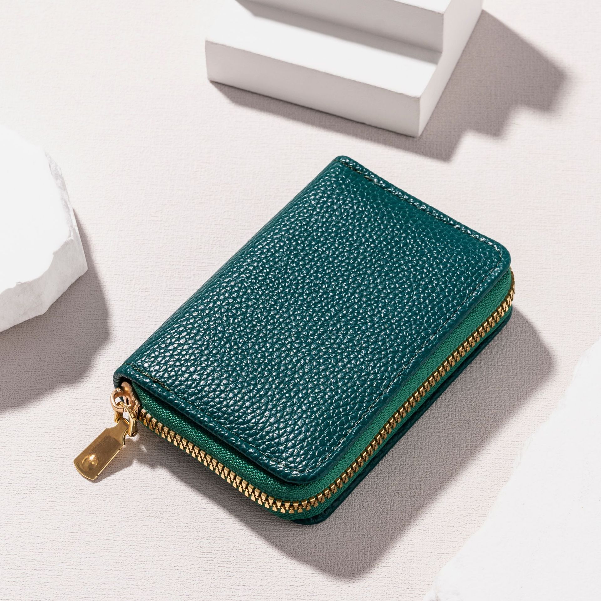 Lychee pattern dark green