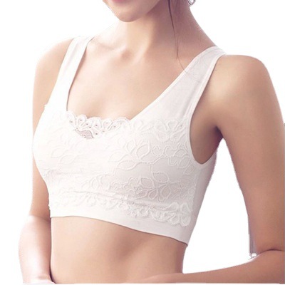 Sports Rim-free Underwear Rim-free Lace Sexy Bra Bra Seamless One-piece Women's Anti-walking Tube Top