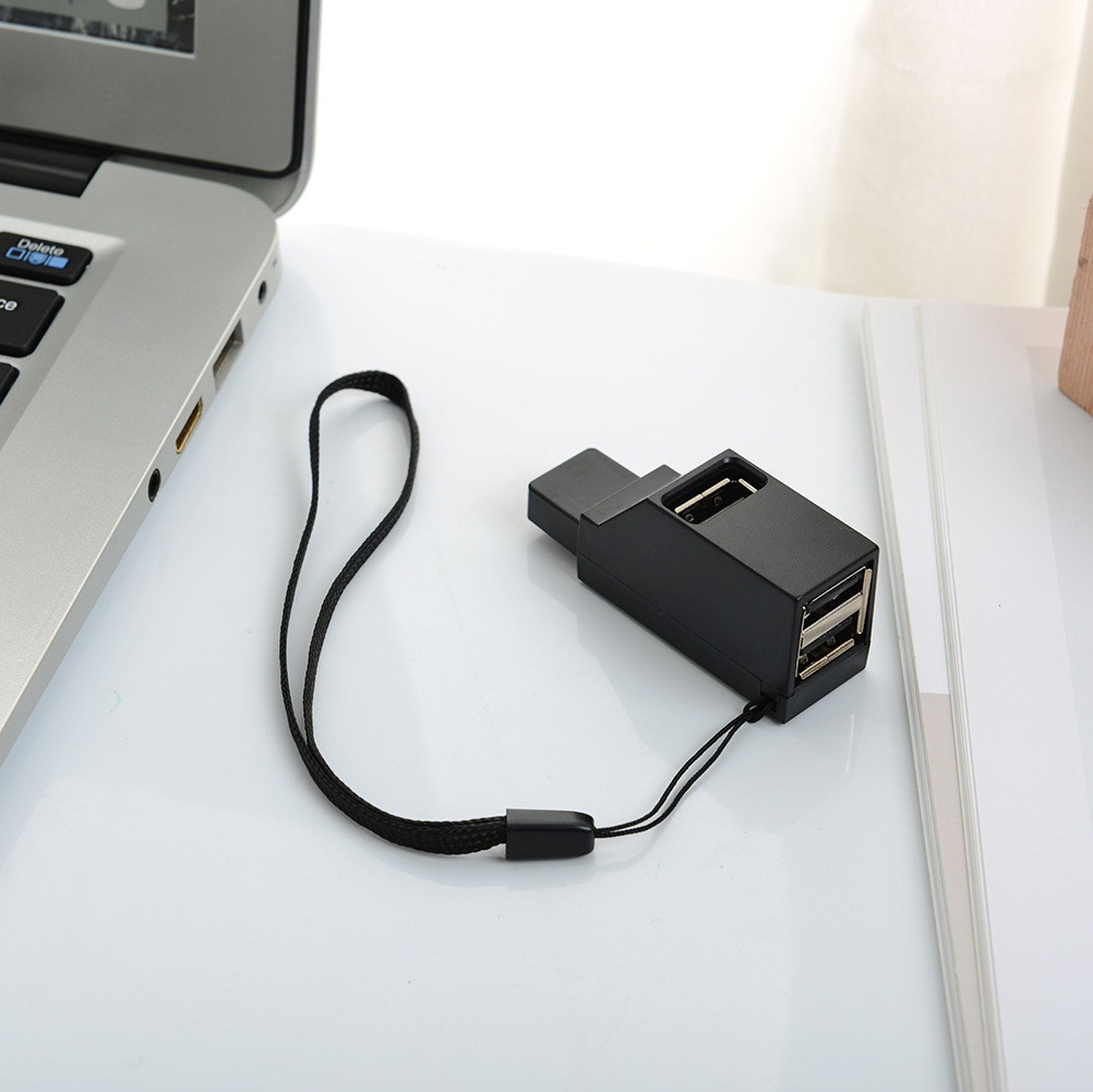 Разветвитель USB3.0, 3-портовый встроенный концентратор расширения USB, 3-портовый мини-портативный 2,0 + 3,0