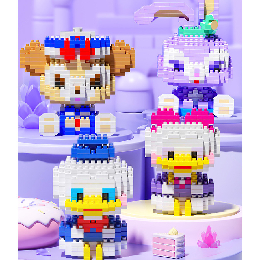 Wholesale Lele Brothers miniature small particles compatible with Lego building blocks Star Delu puzzle children's assembled educational toys