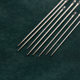 H's original needle is very easy to use with round head hand stitching leather needle as thick as the body, perforated and smooth non-triangular needle