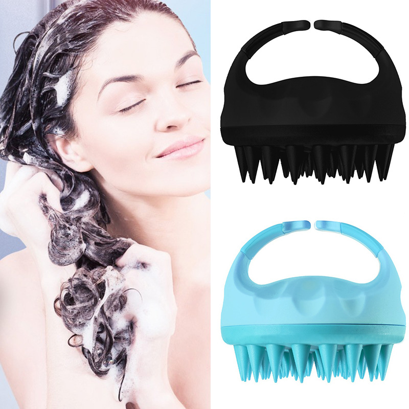 Spot Shampoo Brush Wet and Dry Non-Slip Soft Household Hairdressing Bathing Scalp Meridian Massage Comb