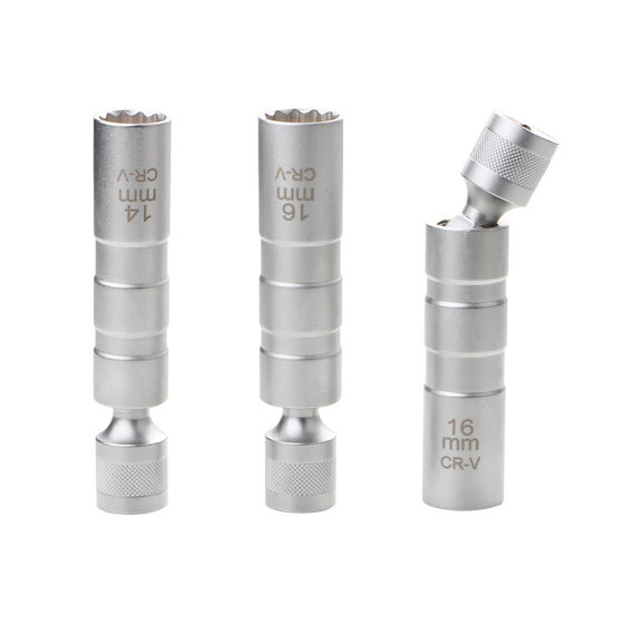 3/80000 direction spark plug socket 1416mm ultra-thin magnetic socket wrench ultra-long burner spark removal tool