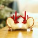 Red fruit mink antler clip-Red
