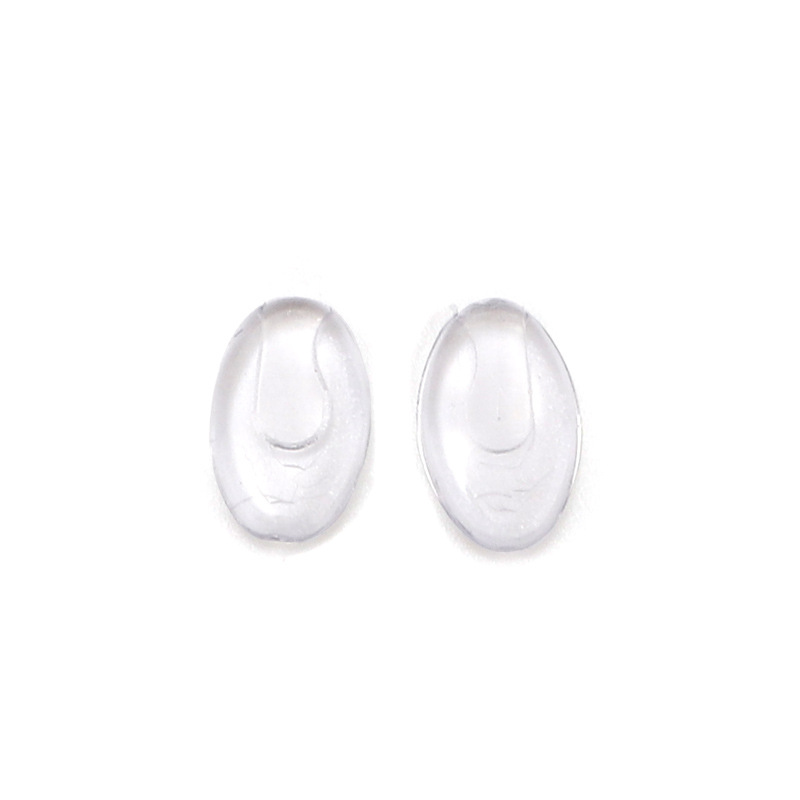 Flat insert nose pad transparent pvc nose pad glasses frame support core glasses accessories plug-in screw-free Wholesale