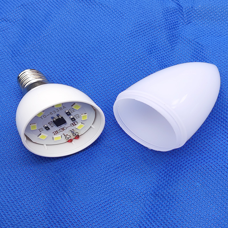 led bulb energy saving super bright e14 small screw candle lamp Edison crystal chandelier light source 3w sharp bulb pull tail lamp