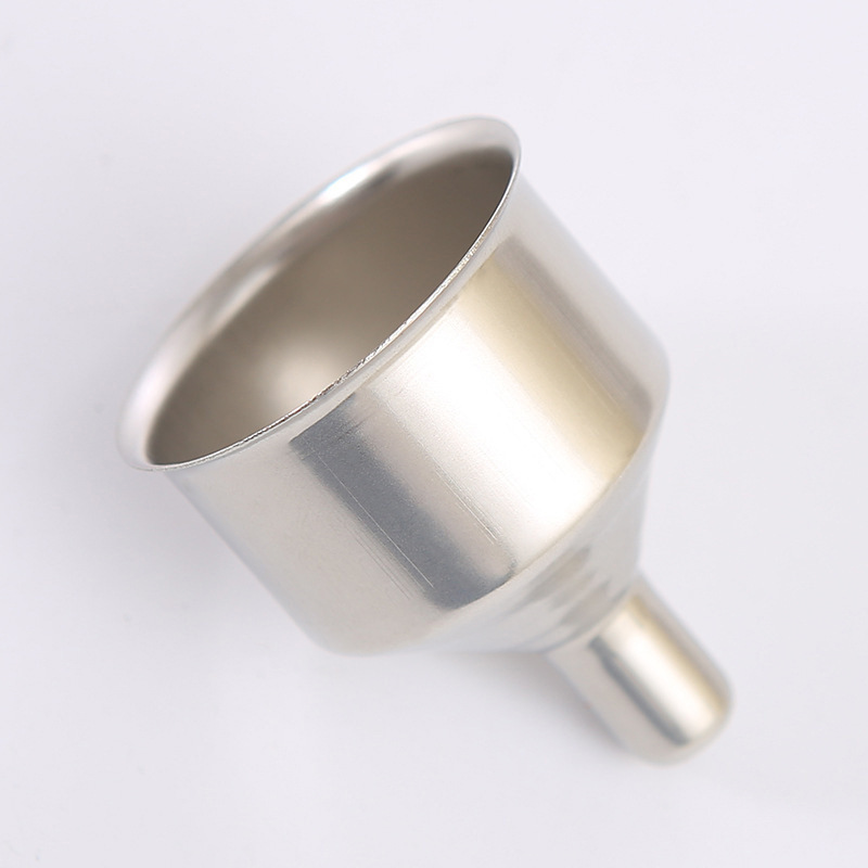 Kitchen 304 Stainless Steel Funnel Splitting Bottling Oil Funnel Wine Funnel Large and Small Caliber Portable Tapered Oil Pot Funnel