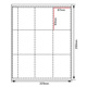 Separate inner page 3 inch 9 grid 20 page 180 card