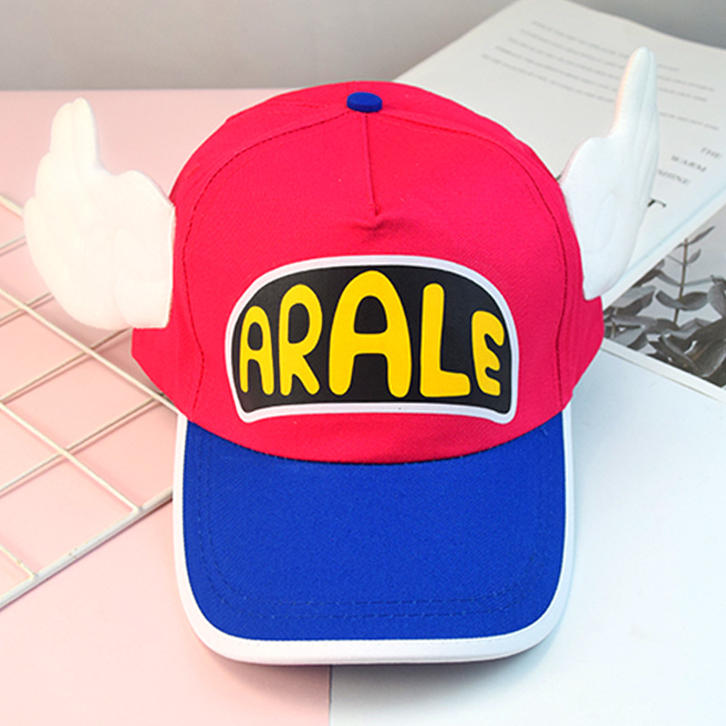 Factory supply Net red atmosphere sunshade Photo student cartoon angel wings cap Alalei baseball cap