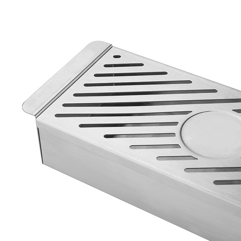 Stainless steel barbecue bacon box barbecue wood chips Spice cigarette box fruit wood smoked box square bacon box barbecue utensils