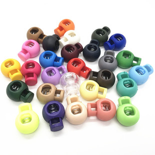 Button button plastic buckle hanging Bell tightening buckle spring buckle elastic adjustment buckle fixed rope buckle wear rope buckle pig nose buckle