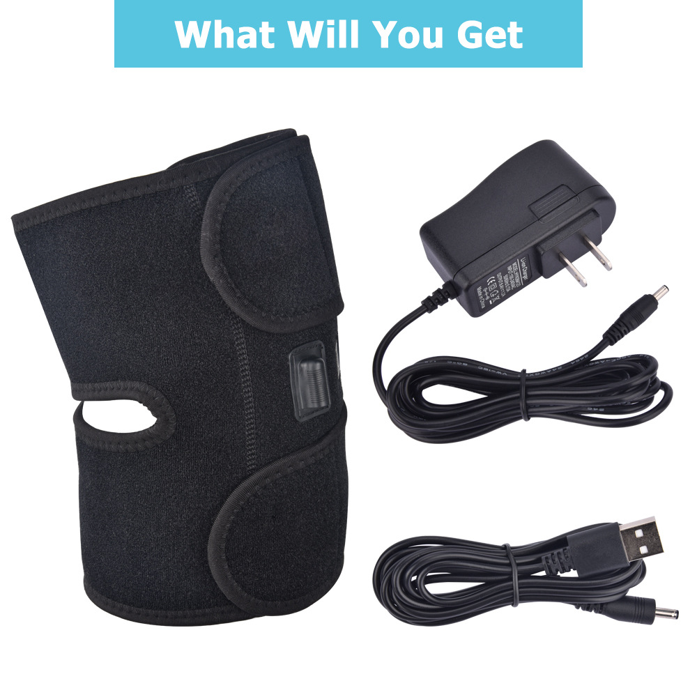 Cross-Border electric heating old cold leg knee pad hot compress moxibustion fever knee pad winter elderly knee warm protective equipment wholesale