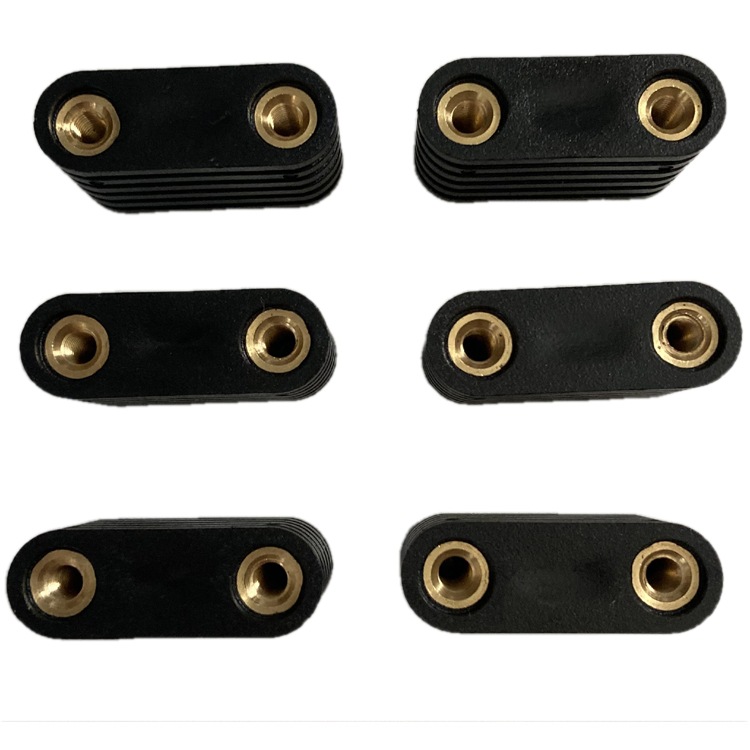 Surfboard SUP board embedded parts 2-hole groove brass nut 2-hole Footstrao insert