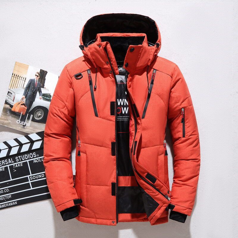 Cross-Border Men's New down jacket men's short men's winter outdoor thickened winter clothing warm coat tide