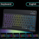 English keyboard (single keyboard)