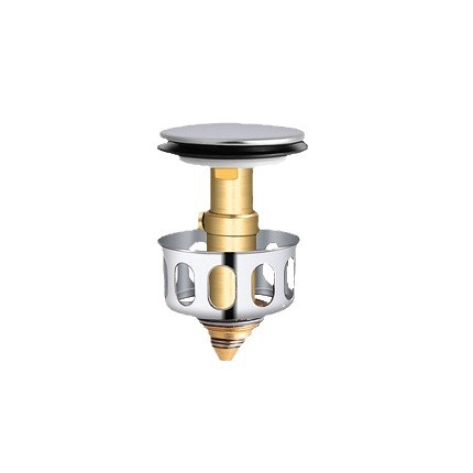 Wash basin sink leak plug washbasin drain tube bounce core press type stainless steel flip plate accessories