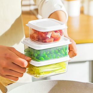 Thickened fresh storage box sealed plastic fresh-keeping box refrigerator microwave oven heating lunch box food sealed box wholesale