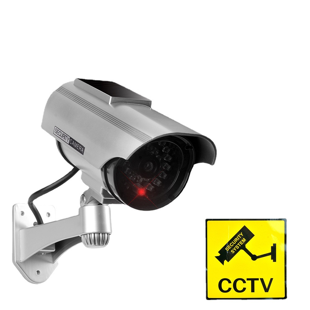 [Manufacturer] Fake Surveillance Fake Camera Gun Ball Type Flash Simulation Surveillance Virtual Camera Cross-border Exclusive