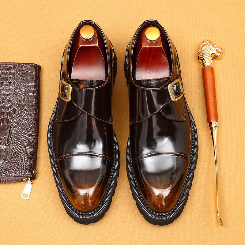 Heißer verkauf high-grade patent leder glänzend leder schuhe männer schaffell innen leder drei-joint dicken sohlen formale tragen Mengke schuhe_voghion.com