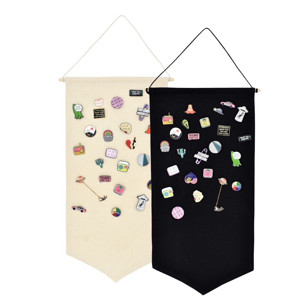 Badge Storage Cloth Collection Board Brooch Medal Display Hanging Nordic Ins Storage Cloth Hanging Large Brooch Storage Hanging