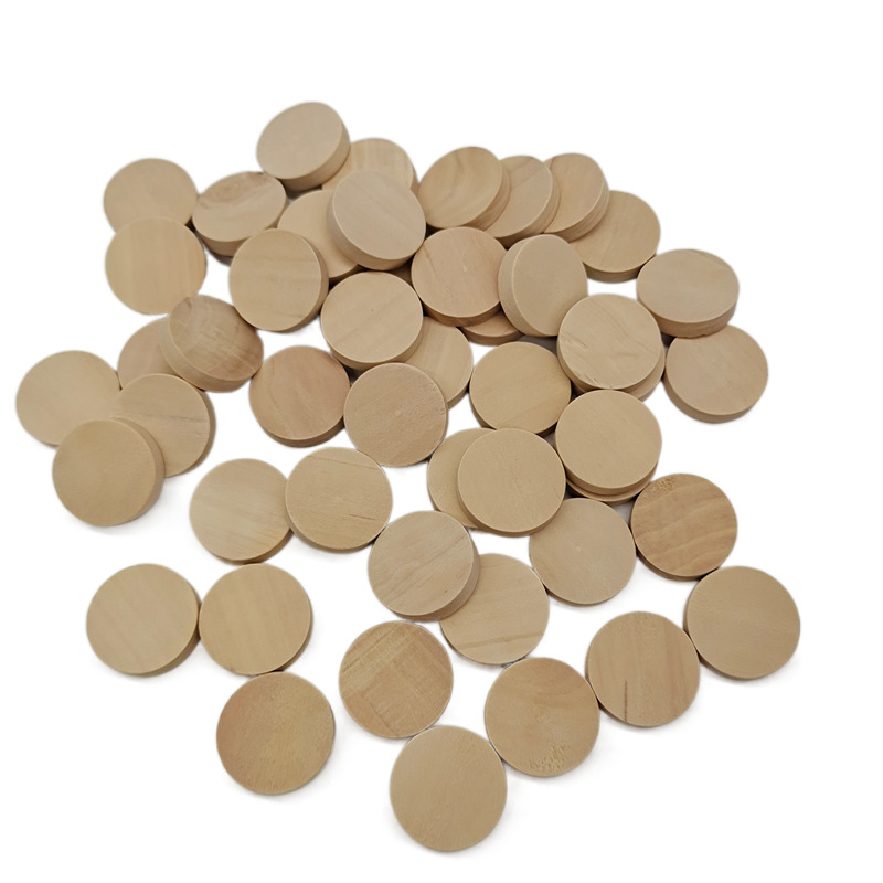 Factory Direct wooden round lotus wood chips raw wood crafts diy wooden crafts creative model in stock