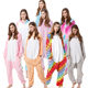 Mixed batch new flannel cartoon one-piece pajamas parent-child autumn and winter animal performance clothing mixed batch home clothes