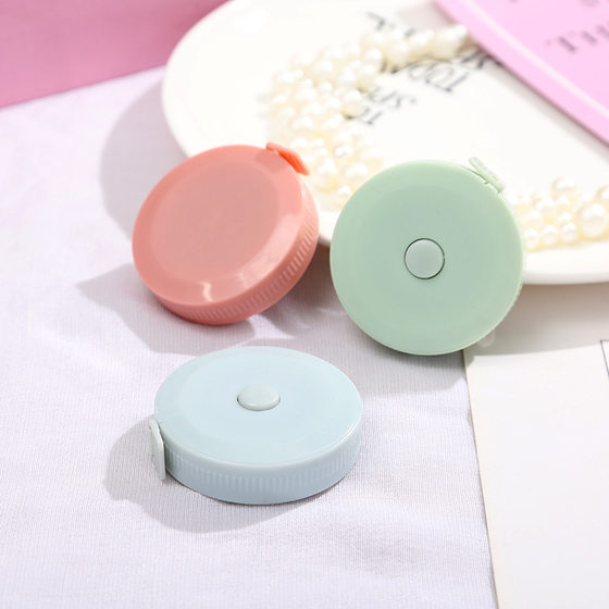 Automatic Retractable Small Ruler Portable Measuring Tape Measure Waist Measuring Clothes Ruler Soft Ruler 1.5 m Tape Ruler Household Portable