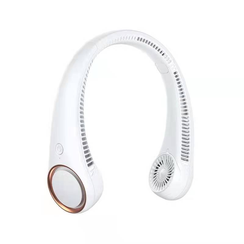 Cross-border new summer halter fan USB fast charging portable fan-free mini fan