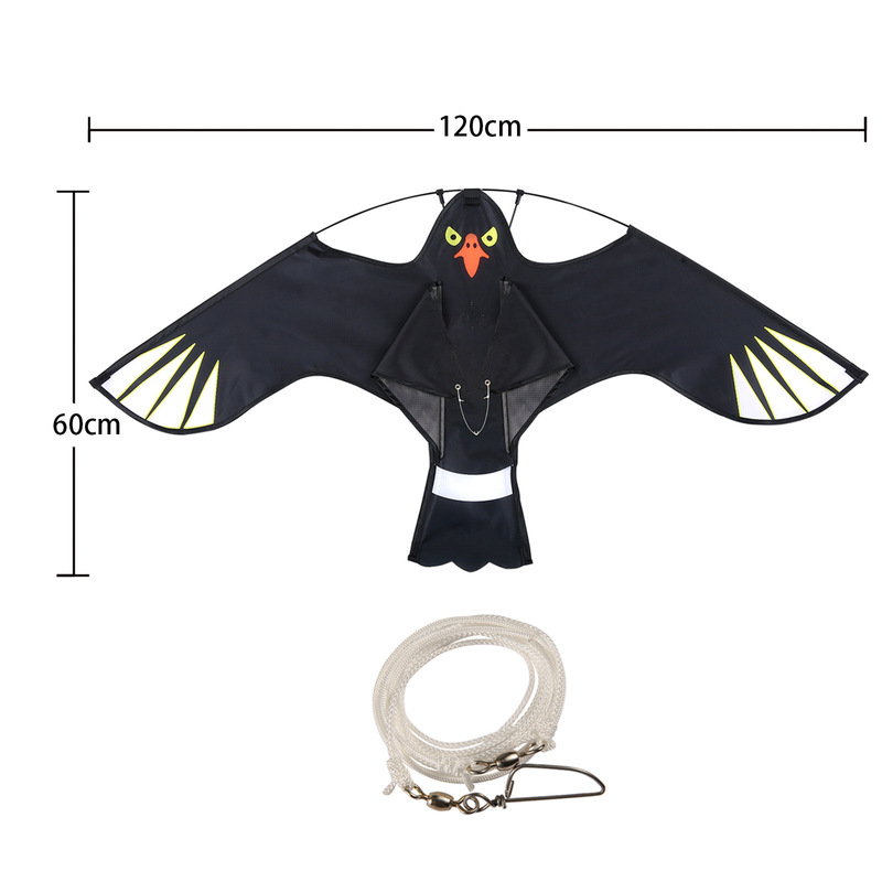 フライングホークかかし田んぼロッド鳥怖がらせおもちゃ鳥運転おもちゃ|undefined